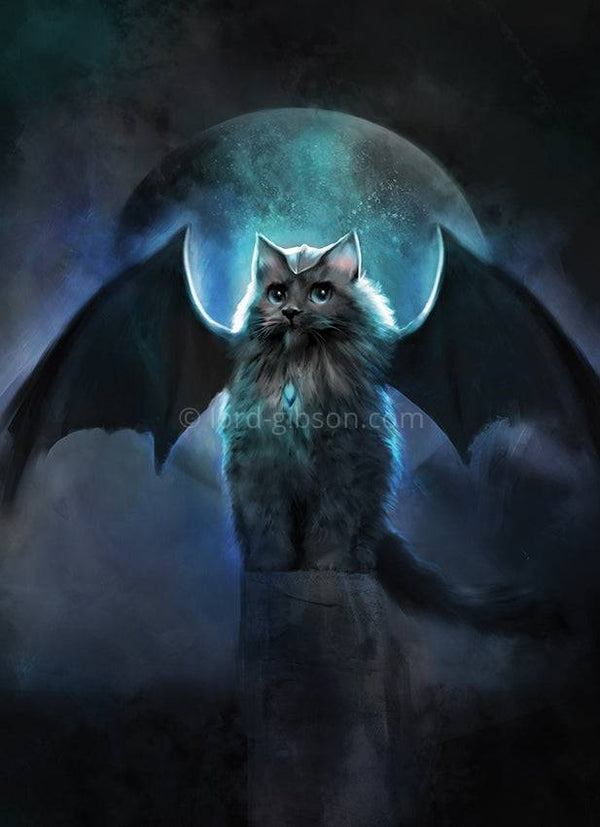 BAT CAT by Lord Gibson (Canvas)